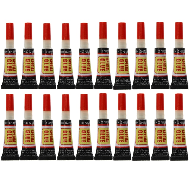 10 pz 3ml E8000 colla resina epossidica tessuto strass scuola Scrapbooking B7000 adesivo Super forte B6000 trasparente cianoacrilato 502: Quick Glue 502 10Pcs