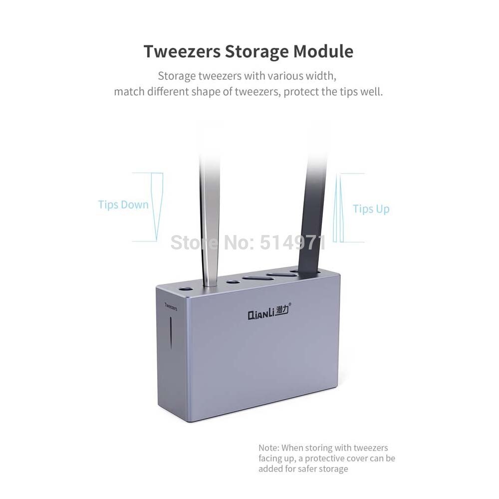 QianLi iCube Aluminum Alloy Body Magnetic Multi-Functional Module Aluminum Organizers Storage Box