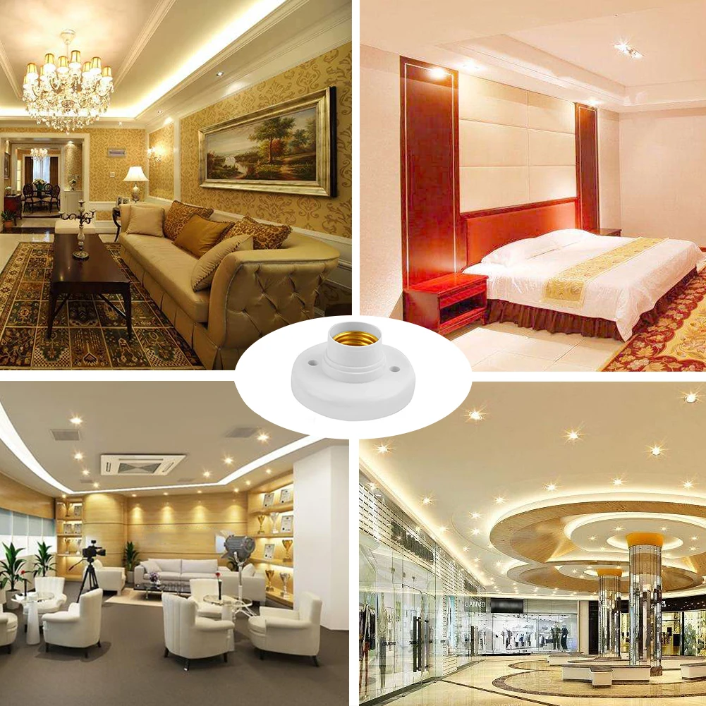 E27 Lampen fassung Schraub verschluss weiß Decken leuchte multifunktion Ale Lampe Lampen befestigungs sockel Ständer Glühbirnen Halfter