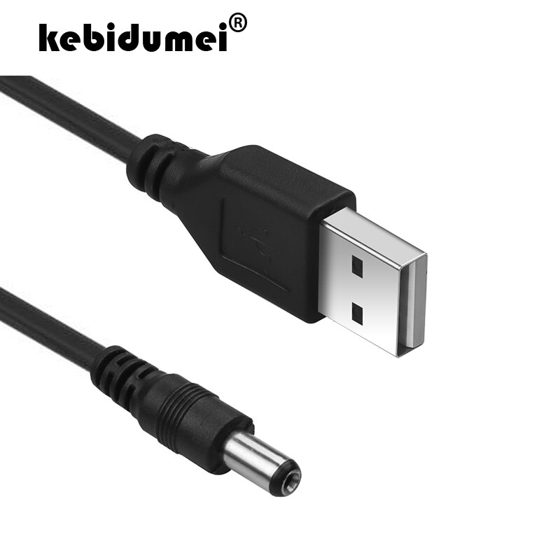 Kebidumei USB Charger power Cable 80 CM USB Power Kabel DC 5.5mm plug/jack 5 V Voor MP3/MP4 Speler