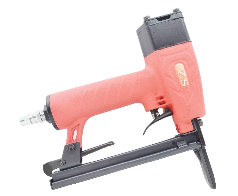 HY 1013JL Pneumatic Nail Gun Air Stapler Gun Tool Brad Long Head Gun U Style Lengthened Furniture Wood Sofa Work