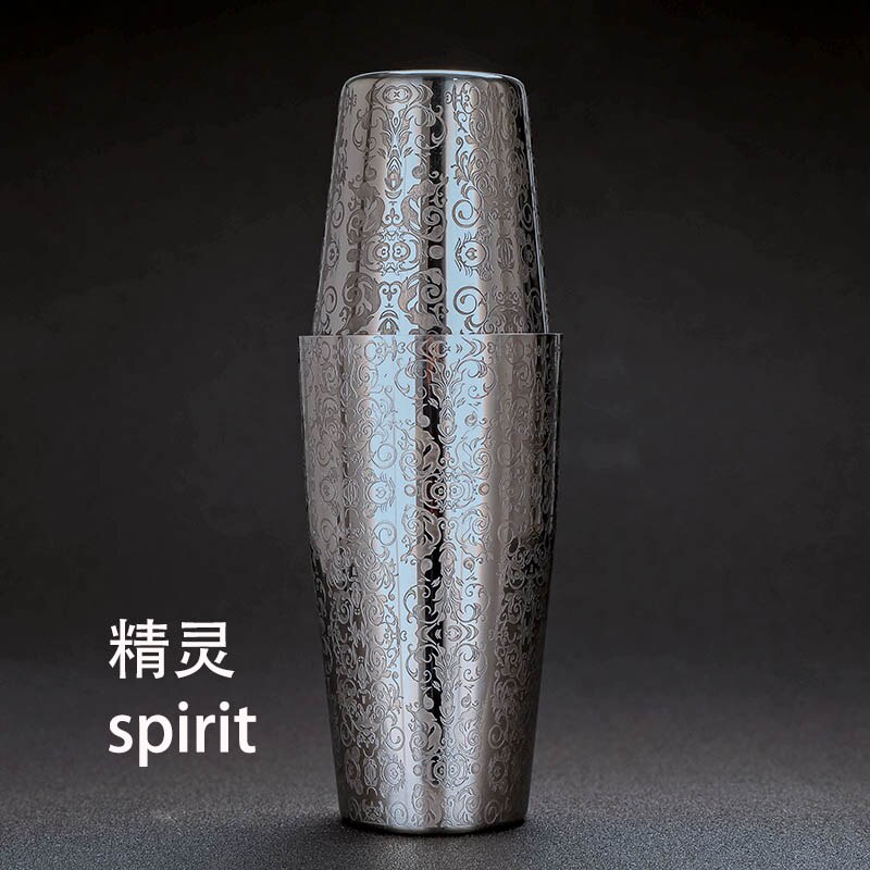Cocktail Boston Shaker Bar Cocktail Shaker Tin/Tin Shaker Stainless Steel Bar tool: Spirit Style
