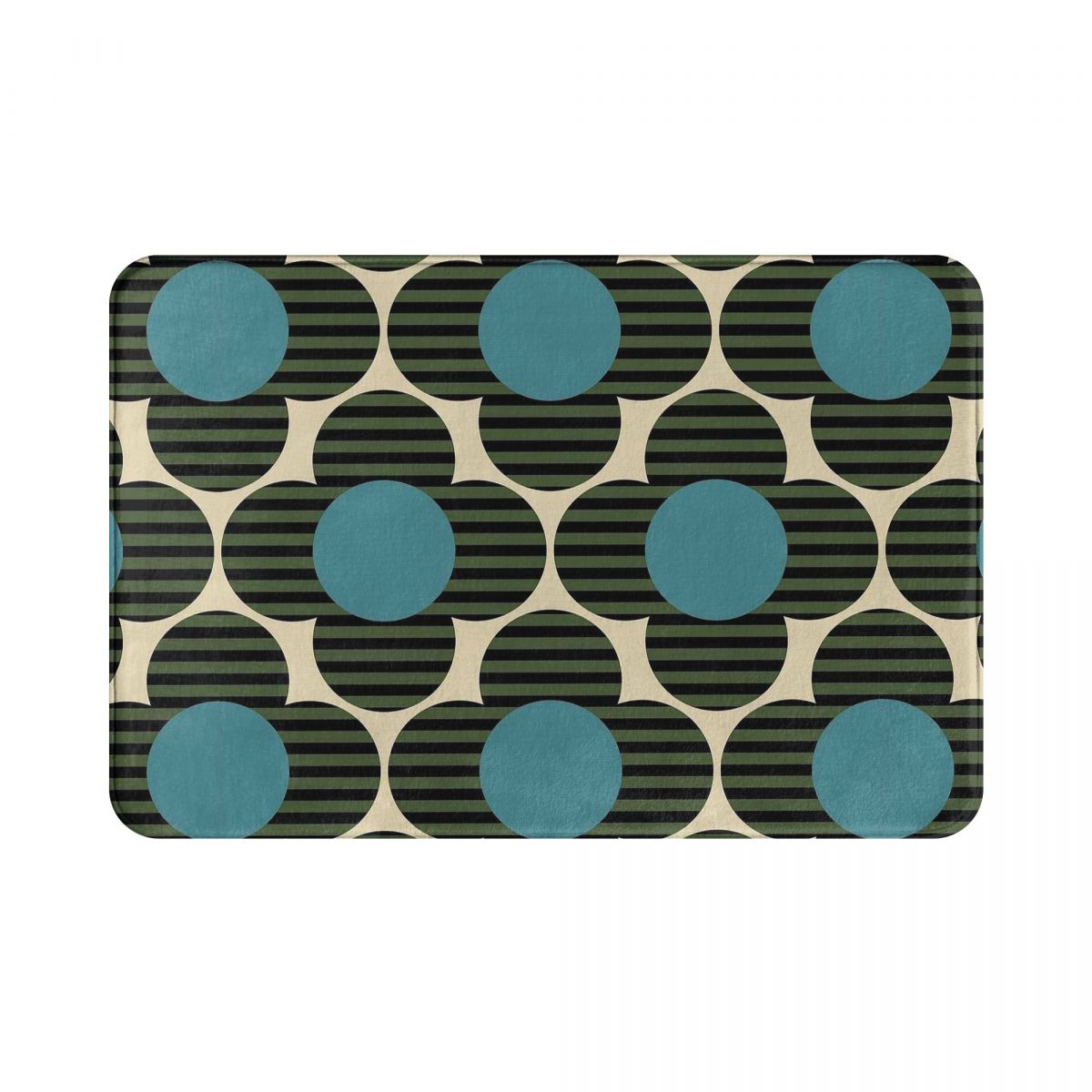 Orla Kiely Doormat Bathroom Rectangle Soft Kitchen Home Carpet Simplicity Flower Absorbent Floor Rug Door Mat Bath Mat: PVC 40x60cm 16x24in