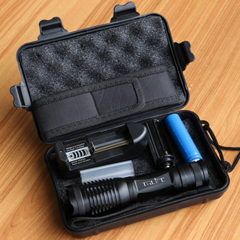 Lampe de poche Rechargeable, 18650 batterie, XML T6/L2/V6, lampe de poche Rechargeable, Modes, Camping puissant, étanche en plein air