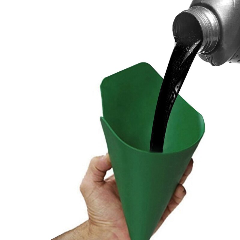 Outil de vidange Flexible pliable voiture huile ravitaillement longue bouche entonnoir essence huile additif moto ferme Machine utilisation