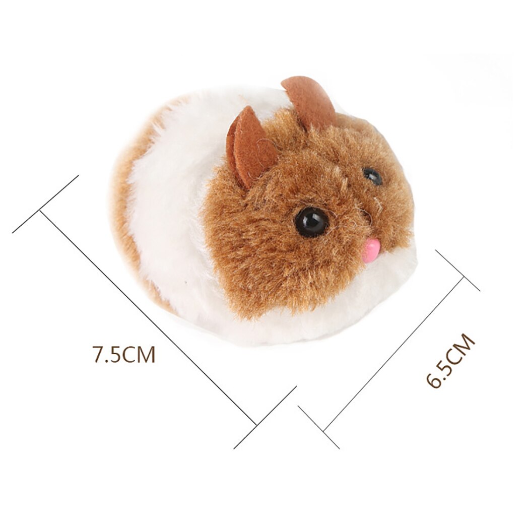 1pc Kapmore divertido gato juguetes mordedura-resistente a la forma de ratones vibrante movimiento juguete interactivo para gatos mordedores de juguete para gatos mascotas