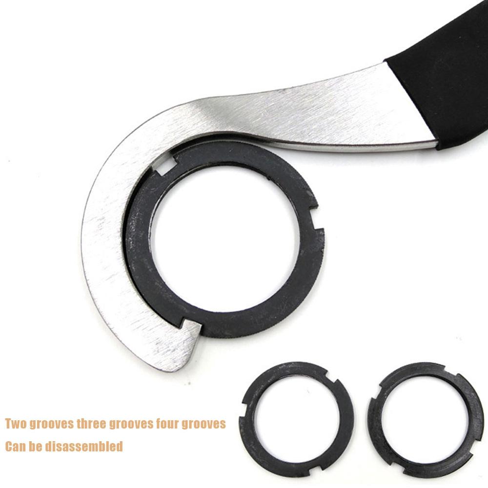 Bike Lock Ring Remover Multifunctional Bottom Bracket Repair Spanner Wrench Tool