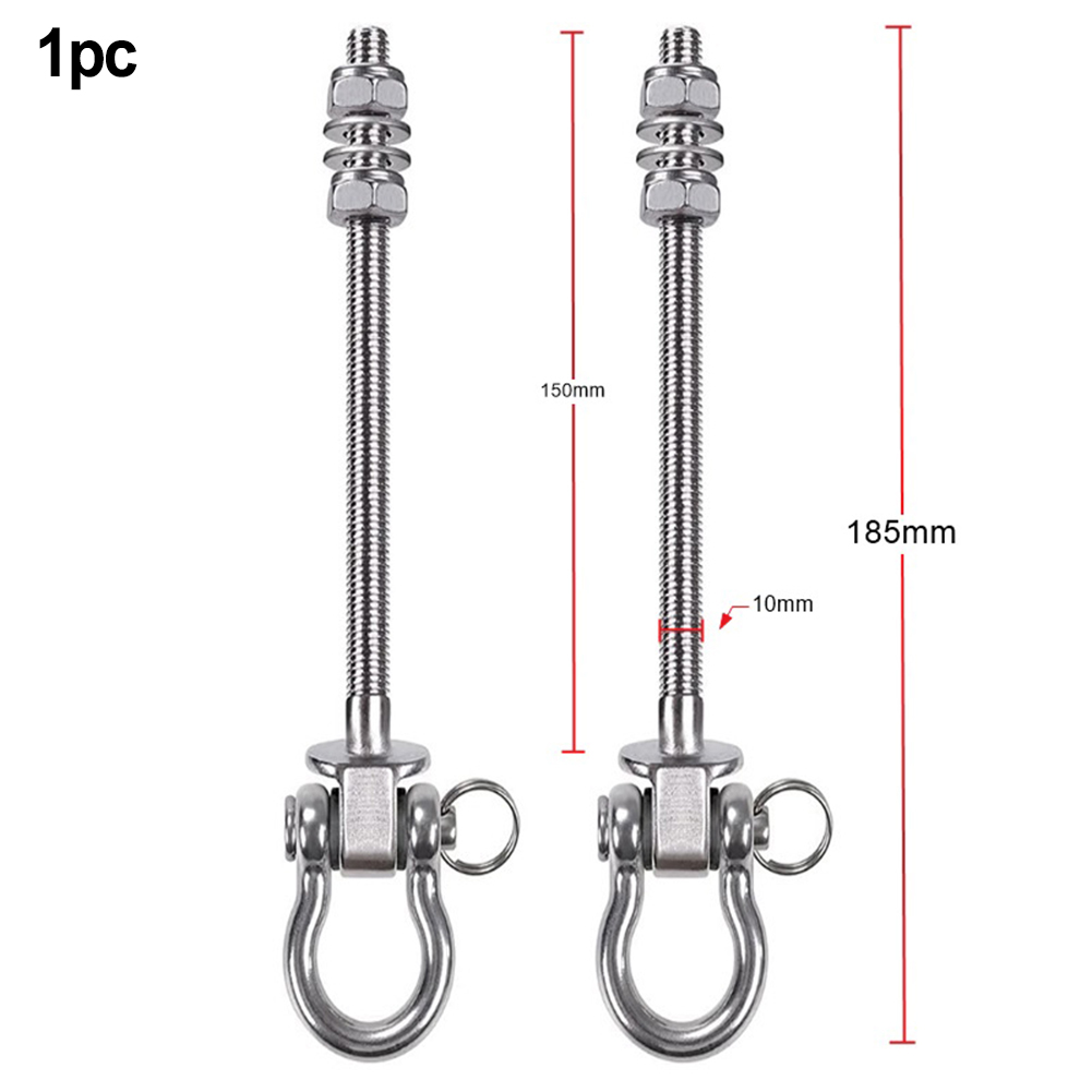 Zware Schommel Haak Bolt 150/180mm Rvs Boog Vormige Schommel Haken Voor Outdoor Zandzak Hangende Stoel accessoires