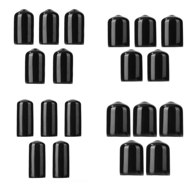 5Pcs Biljart Keu Tips Rubber Protector Head Cover Levert 10/12/13/14Mm Biljart club Topper Saver Rubber Head Cover