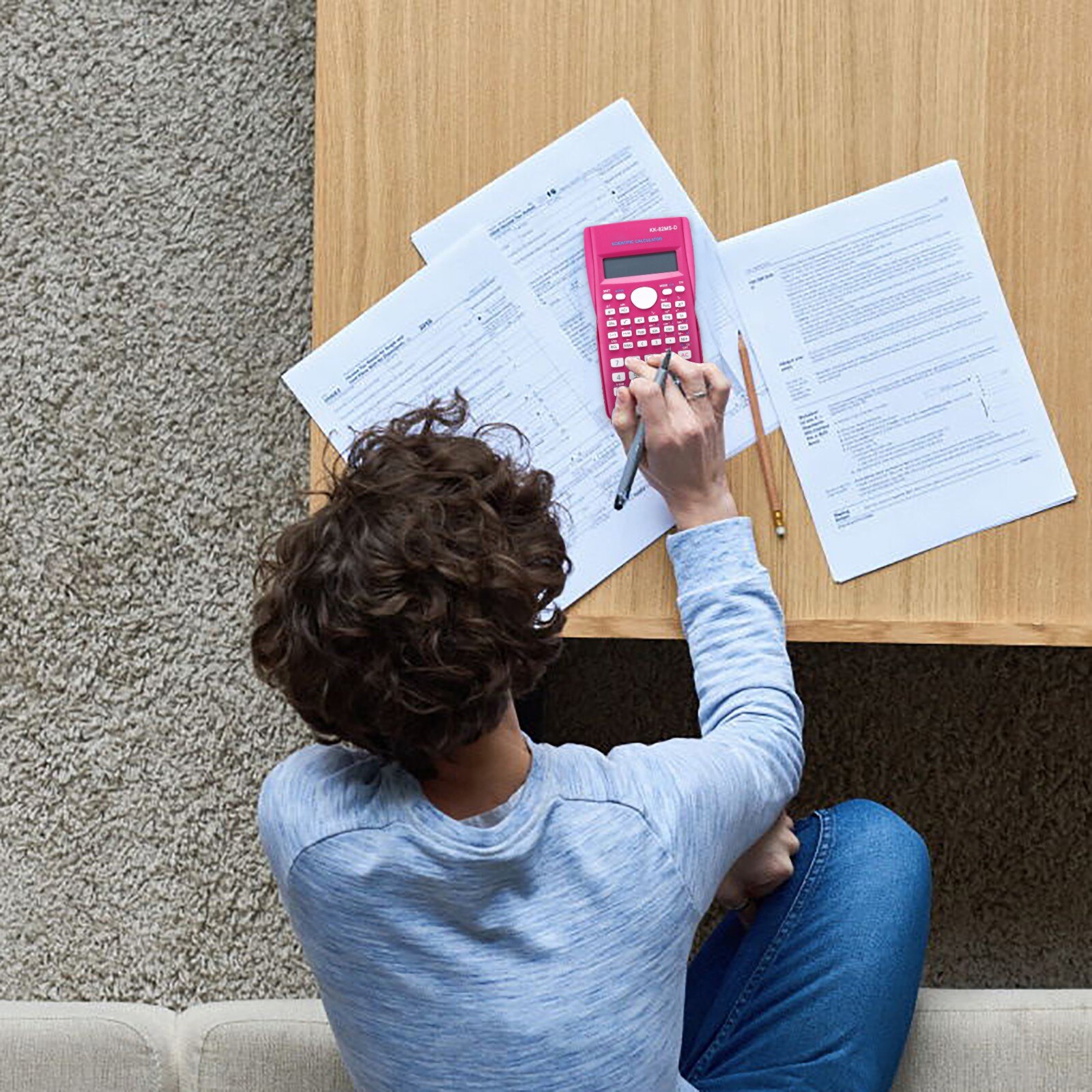 Portable Scientific Calculator Stationery School Office Engineering Multifunction School Engineering Stationery Scientific Tool