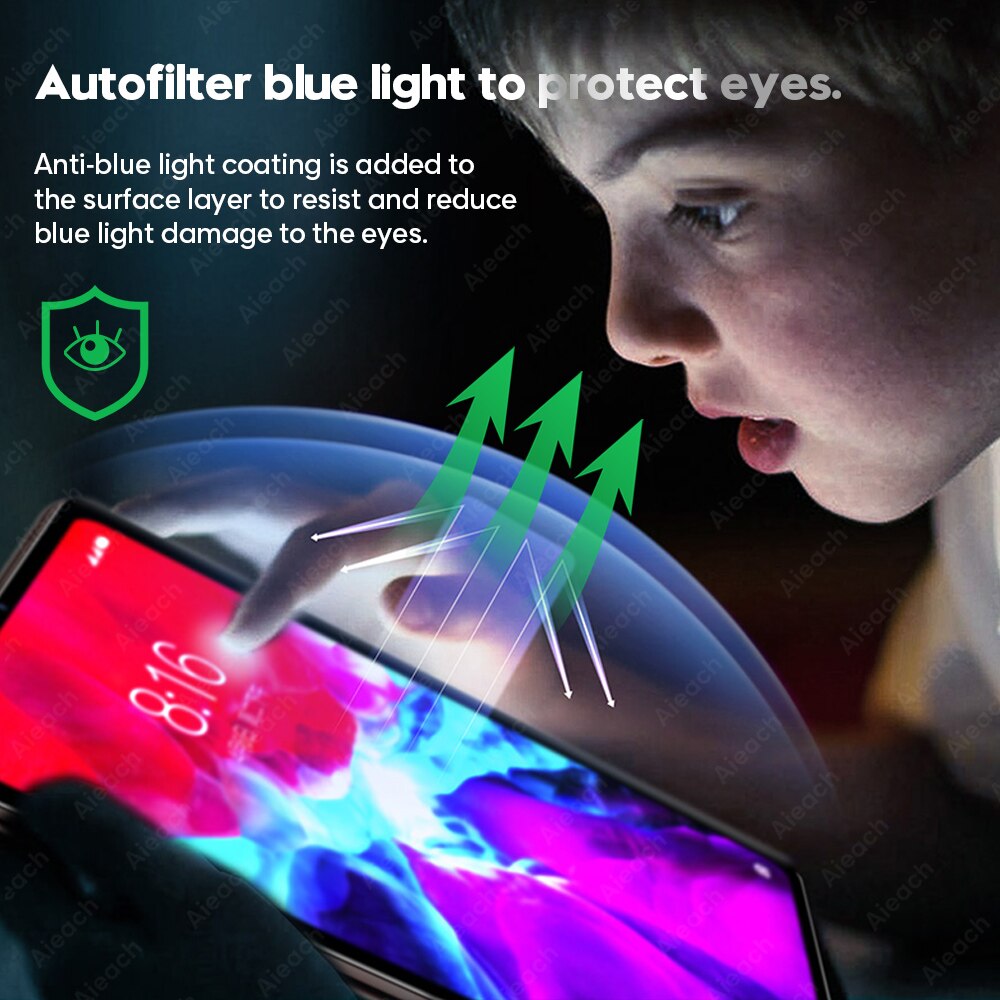 15D anty niebieski promień ekran ochraniacz dla iPad powietrze 2 3 mini 4 5 zawodowiec 11 10.5 9.7 szkło hartowane dla iPad 10.2 7. Generacji 5th 6th