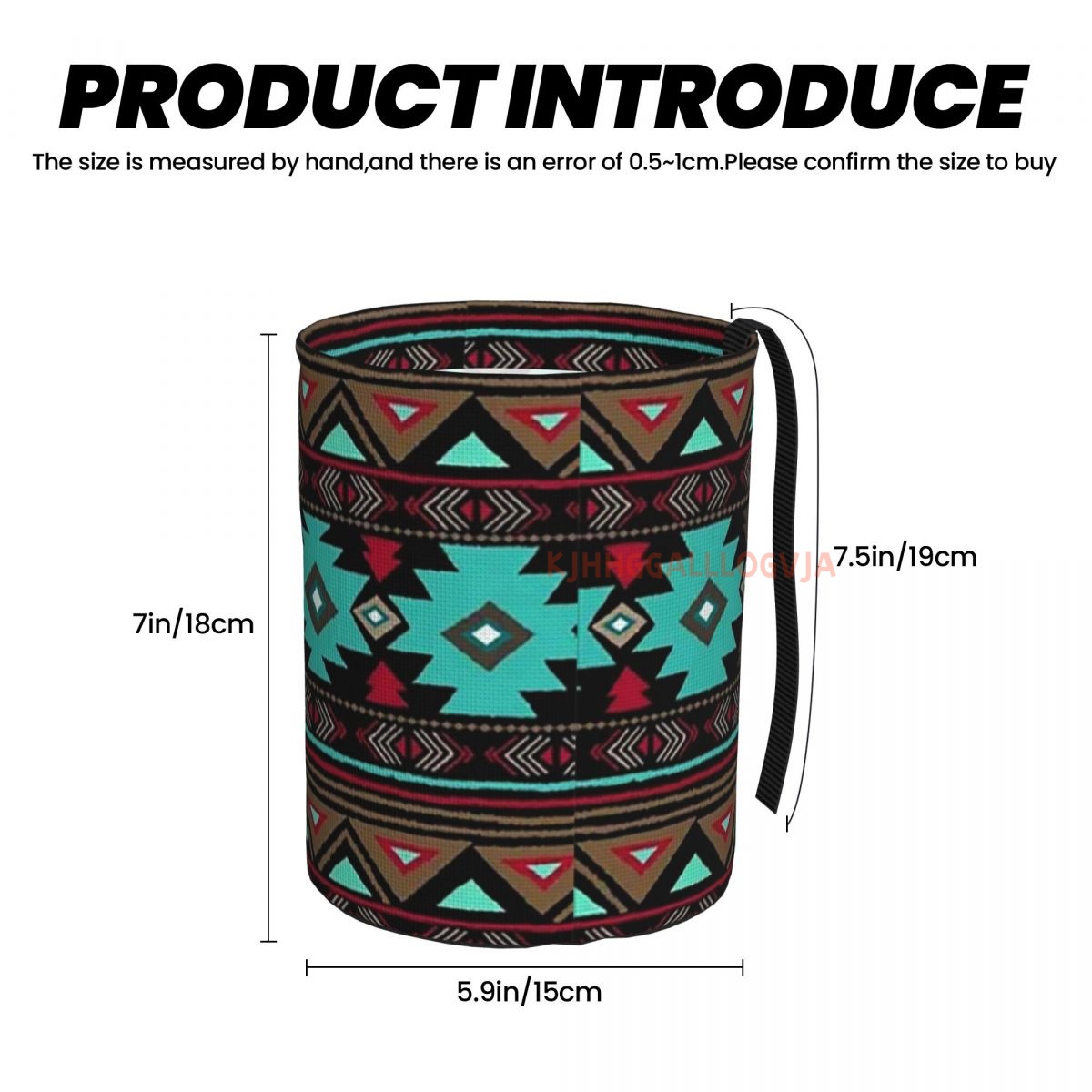 Bote de basura de coche étnico azteca, cubo de basura, cubo de basura para cocina, Camping, accesorios interiores de coche para mujeres, basura de coche