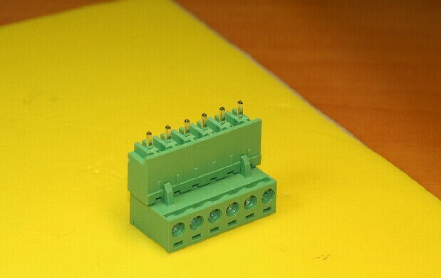 100 stks 2EDG-5.08-6P 2EDG 6Pin 5.08mm Plug-in Schroefklemmenblok ROHS