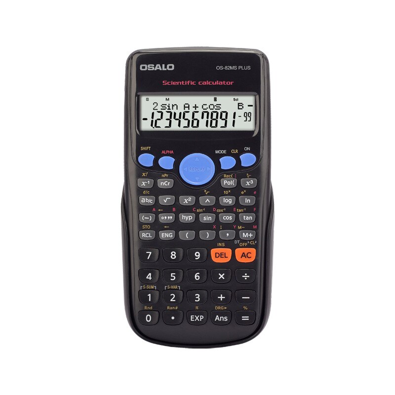 240 Function Junior Middle School Student Function Science Calculator Plug Button Battery 82ms Teaching Examination Calculator