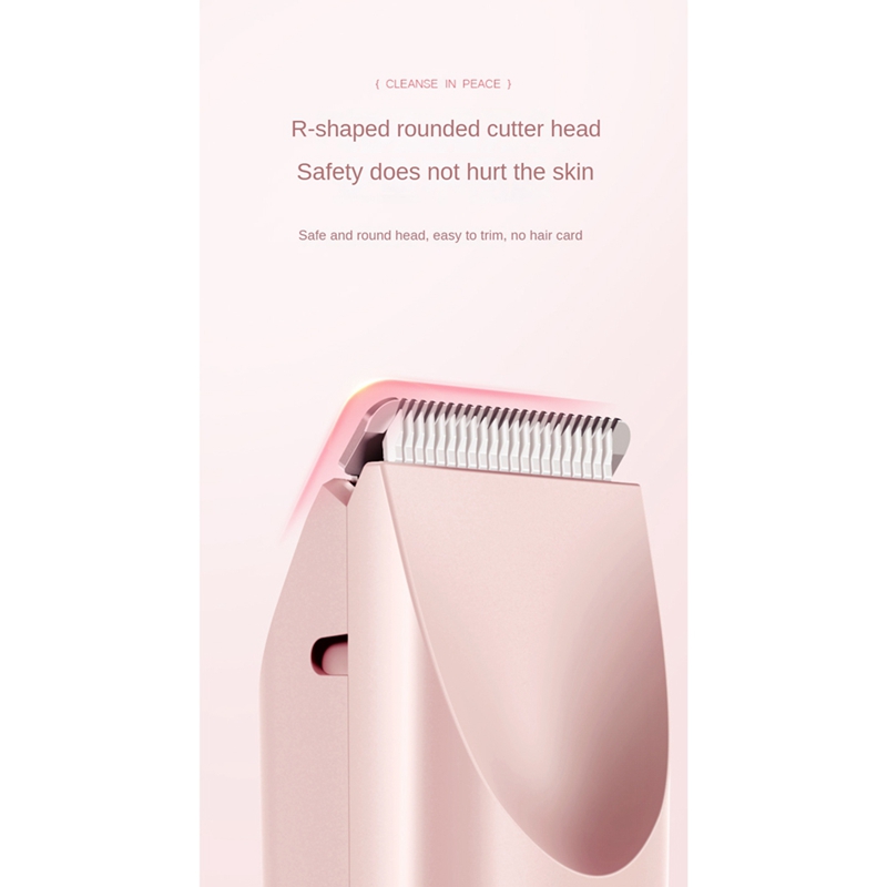 Bikini-Trimmer für Frauen Elektro rasierer 2-in-1 Körper-und Gesichts haaren tfernung Doppelkopf für Scham gesicht Achsel beine