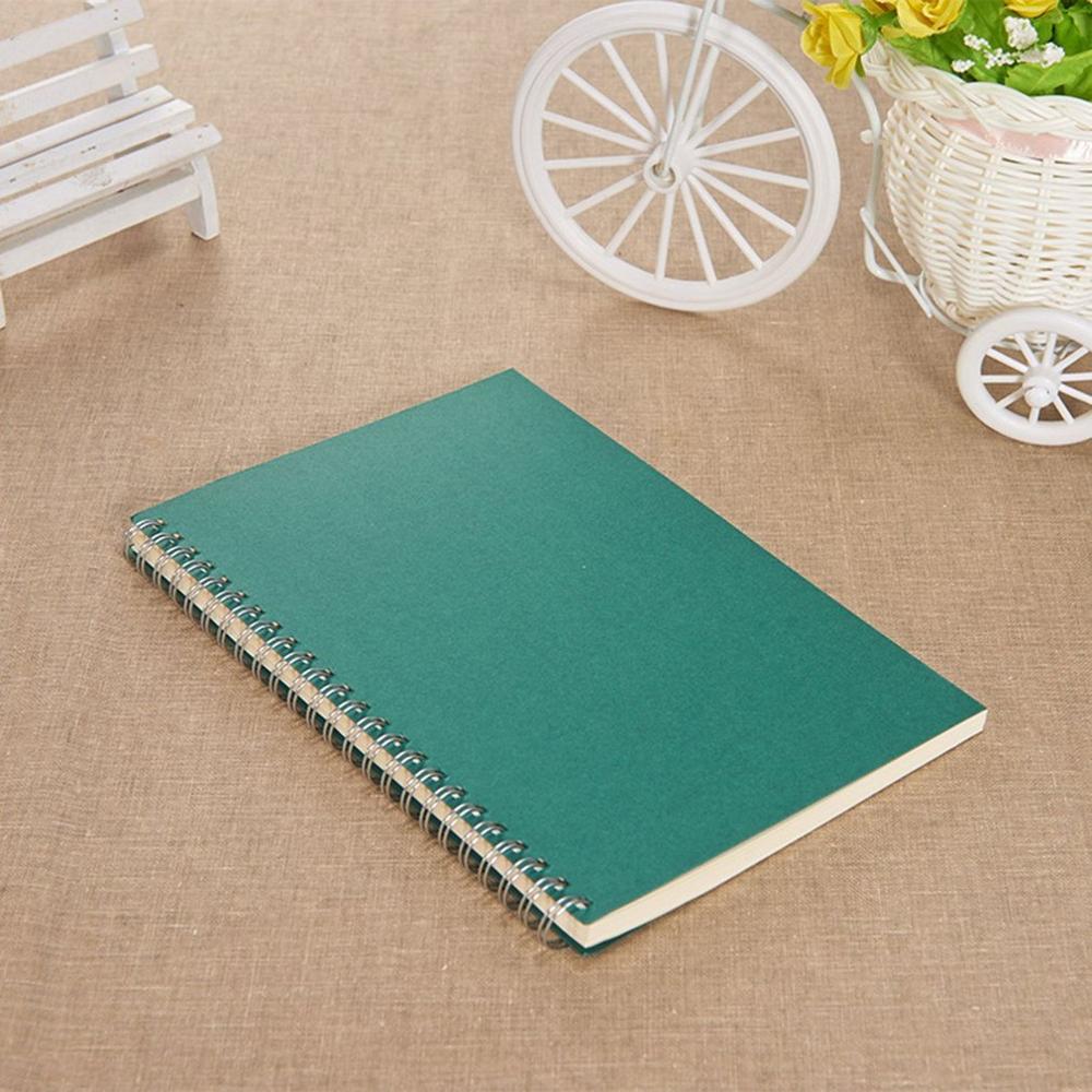 A5 B5 Spiraal boek spoel Notebook Te Doen Gevoerd DOT Blank Grid Papier Journal Dagboek Schetsboek Voor Schoolbenodigdheden briefpapier winkel: Groen / B5