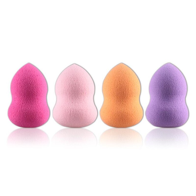 Make-Up Spons 4 Stks/pak Makeup Beauty Foundation Buffer Puff Set Droge En Natte Spons Poederdons Kalebas-Vormige -Vormige