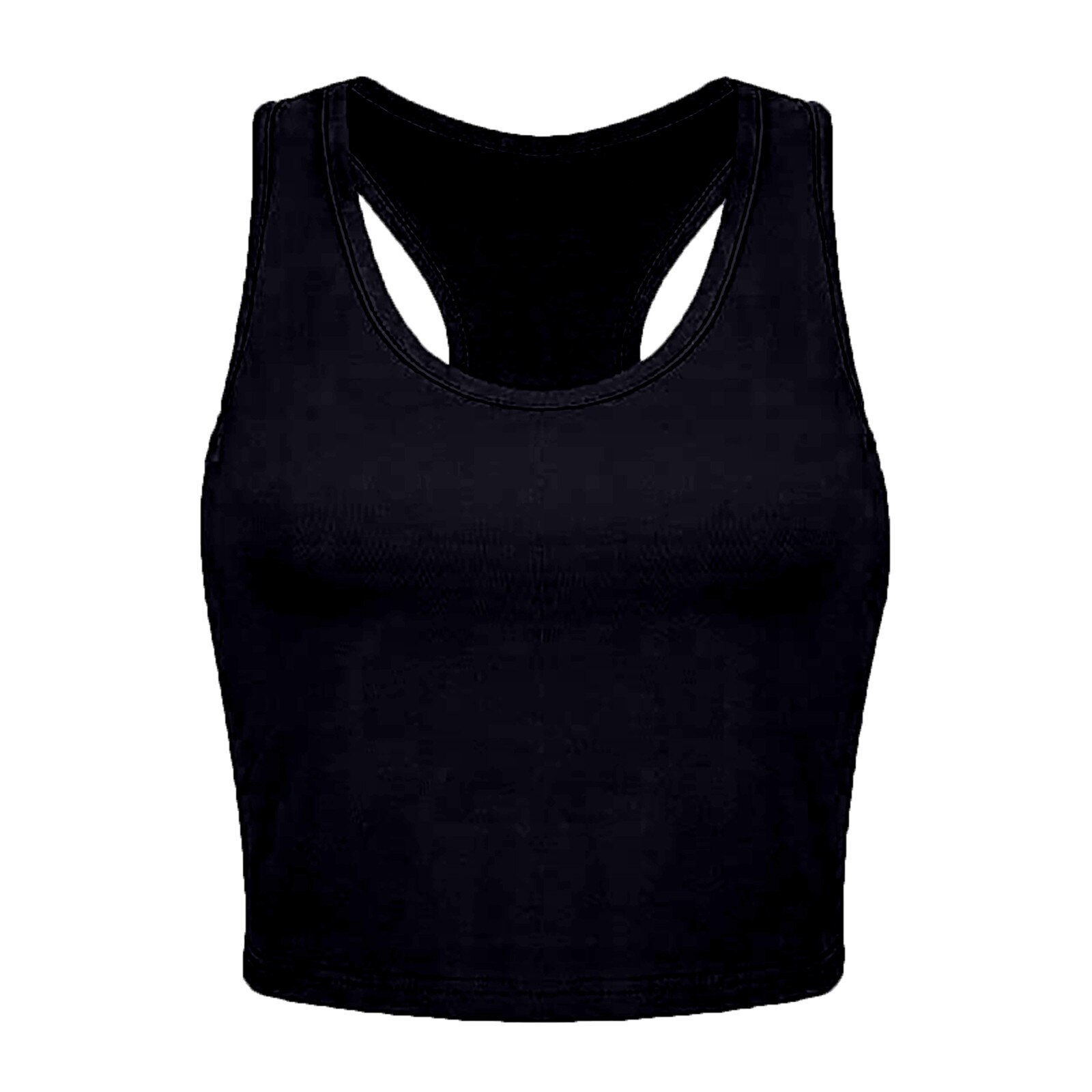 Effen Kleur Sport Vest Vrouwen Tops 4 Stukken Basic Crop Tank Tops Mouwloos Crop Sport Blouse Топы Женские Sport apparatuur