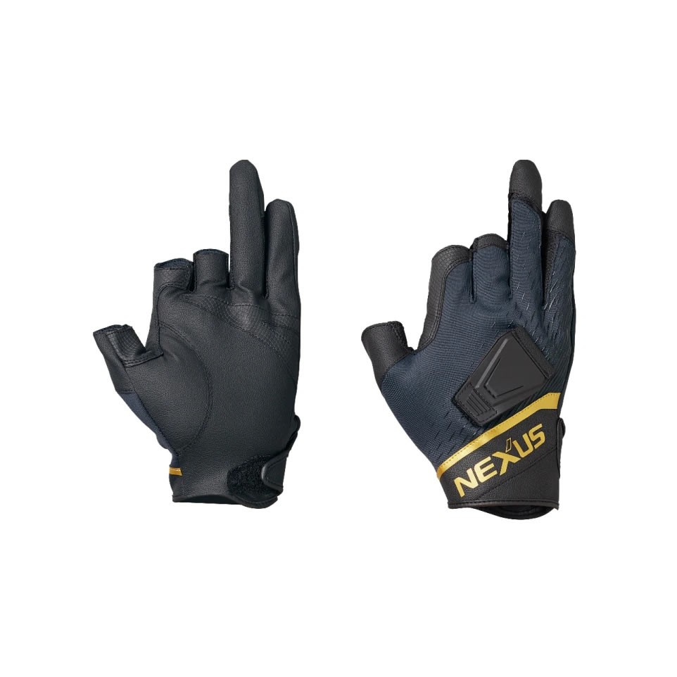 Vissershandschoenen GL-112V - Drie Vinger Open - Shimano - Winddicht Warm Slijtvast Antislip: Xs / Wit