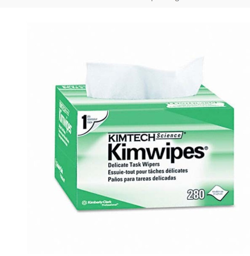 Factory Price 280 PCS KIMTECH Kimwipes Fiber cleaning paper packes kimperly wipes Optical fiber wiping paper USA Import