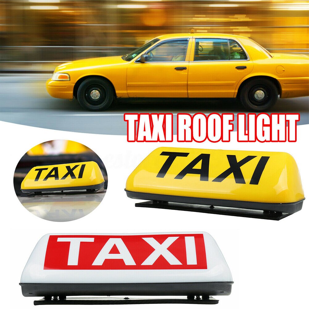 Led Dome Topper Waterproof Taxi Top Light Cab Roof Sign Lamp Accessories Vehicle Super Bright Universal Magnetic Replacement