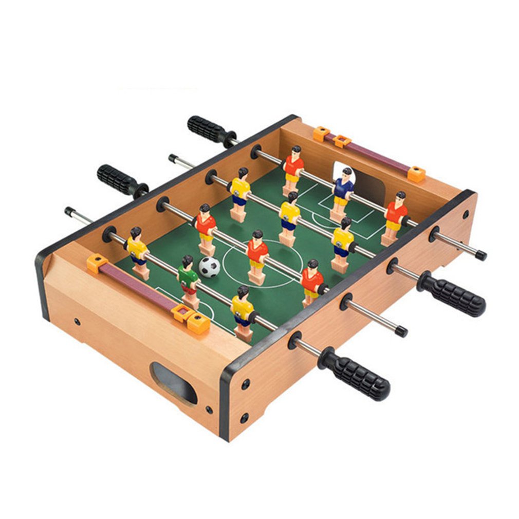 Practical Mini Wooden Indoor Table Football Table Double Football Table Football Game For Adults Kids: Default Title