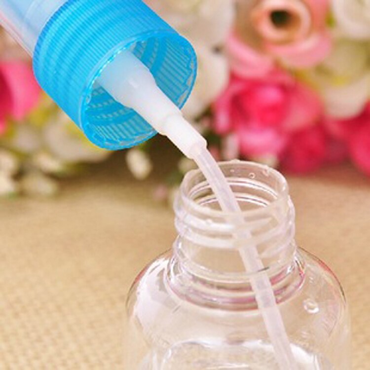 100Ml Kleur Willekeurige Lege Plastic Nuttig Parfum Transparant Verstuiver Spray Fles Hervulbare Gekleurde Transparante Spray