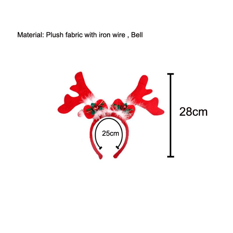 5 pièces chien noël renne bois bandeau classique chapeau chapeaux pour animal de compagnie noël père noël Costumes accessoires FB06