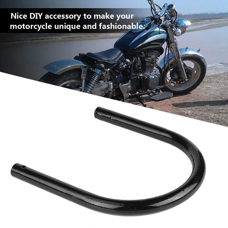 Motorcycle Rear Seat Seat Frame Mounting Bracket Frame Loop Hoop Mount Assembly (210mm Straight)