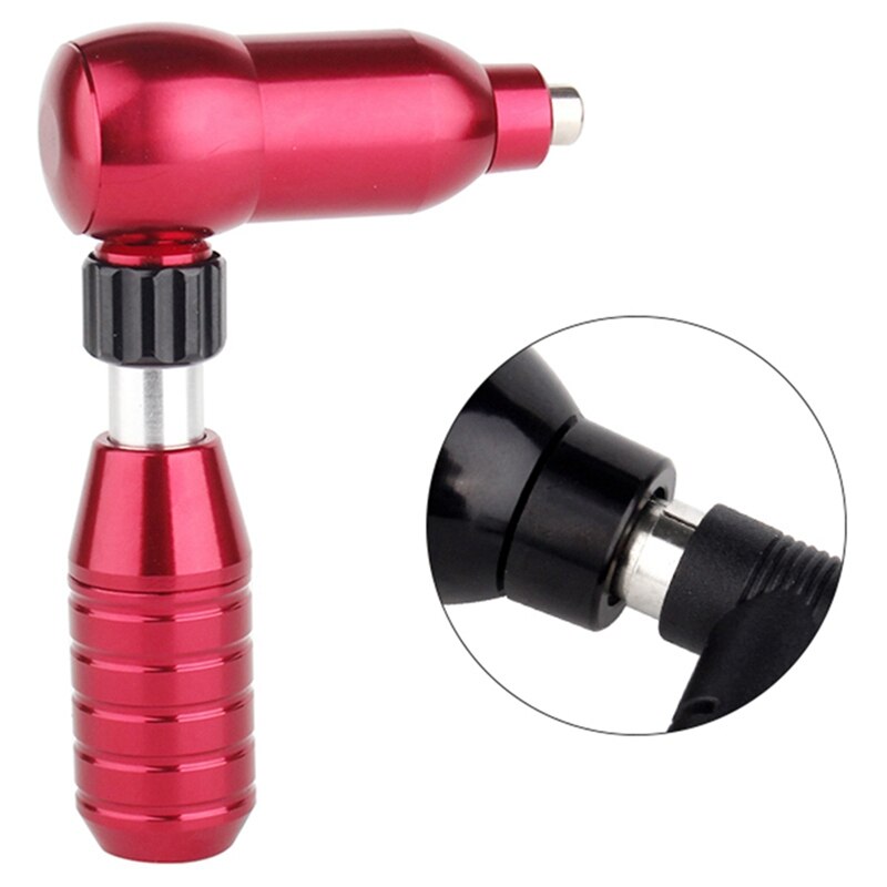 2x Rca Interface Rotatable Tattoo Tattoo Machine Permanent Body Art Painting Tool Red & Silver