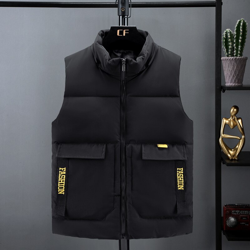 Gilet d'hiver à capuche pour homme, manteau – Grandado