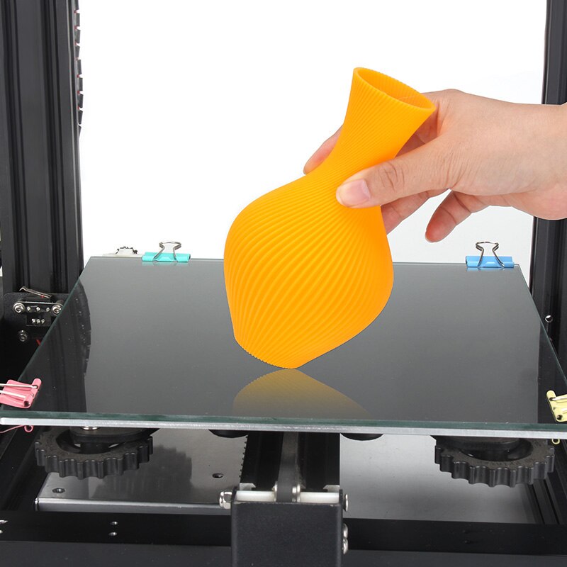 MEGA-cama para impresora 3D, vidrio templado de borosilicato, plano, transparente, cuadrado, redondo, 214, 220mm, para Kossel Delta Creality Ender3