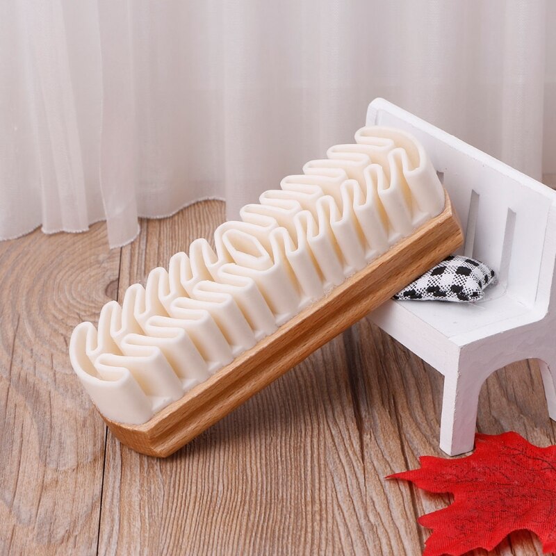 Top Wooden Rubber Crepe Brush Shoes Leather Scrubber F Suede Boots
