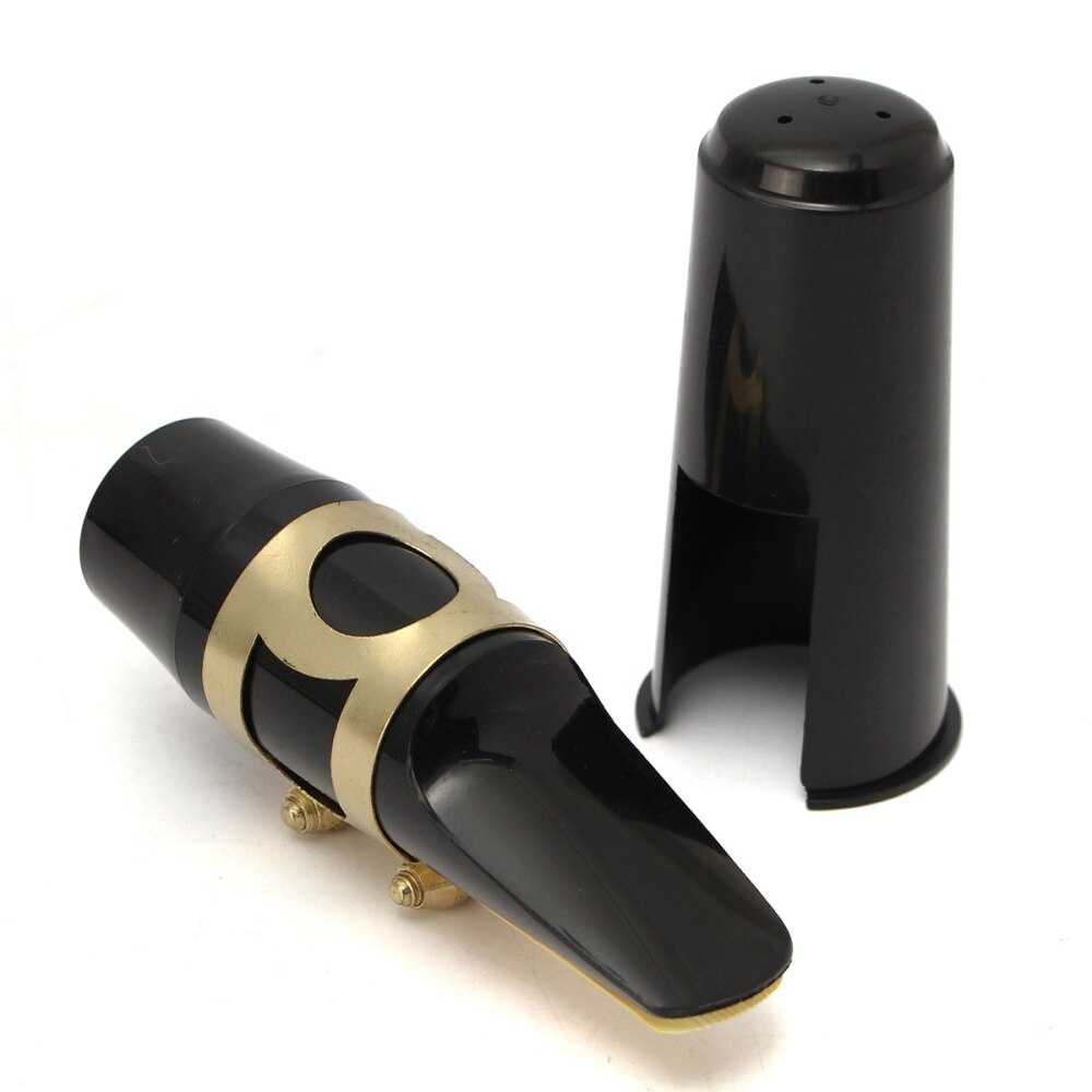 1PCS Alto Sax Saxophone Mouthpiece with Cap Buckle Reed Patches Pads Cushions