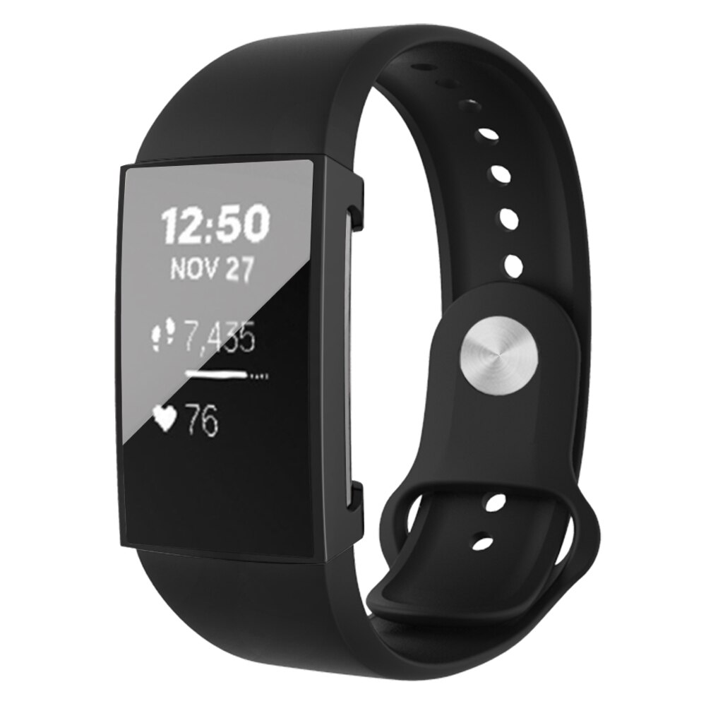 Tpu Screen Protector Case Voor Fitbit Lading 4 3 Horloge Cover Charge4 Flexibele Bumper Krasbestendig Lichtgewicht Dunne Shell