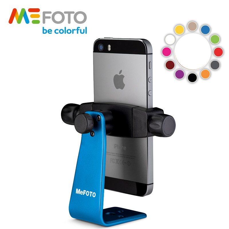 Mefoto SideKick360 MPH100 Kleurrijke Smartphone Adapter Statief Voor Telefoon Houder Lichtgewicht Beugel Mini Statief Giet Telefoon