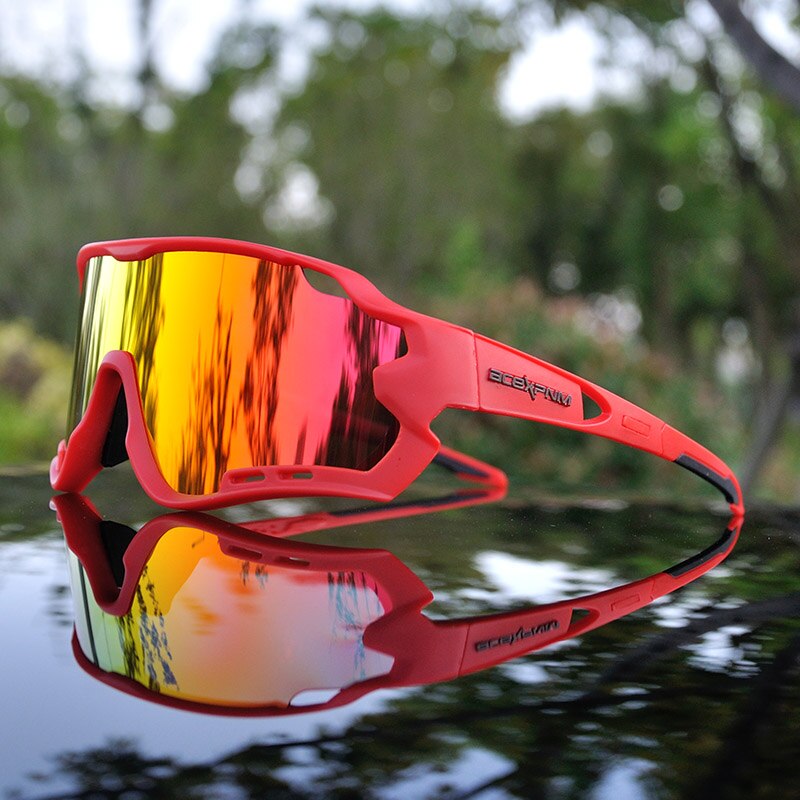 gafas polarizadas de ciclismo gafas de ciclismo de montaña gafas de ciclismo de deportes al aire libre gafas de sol UV400 4 lente: JFU5