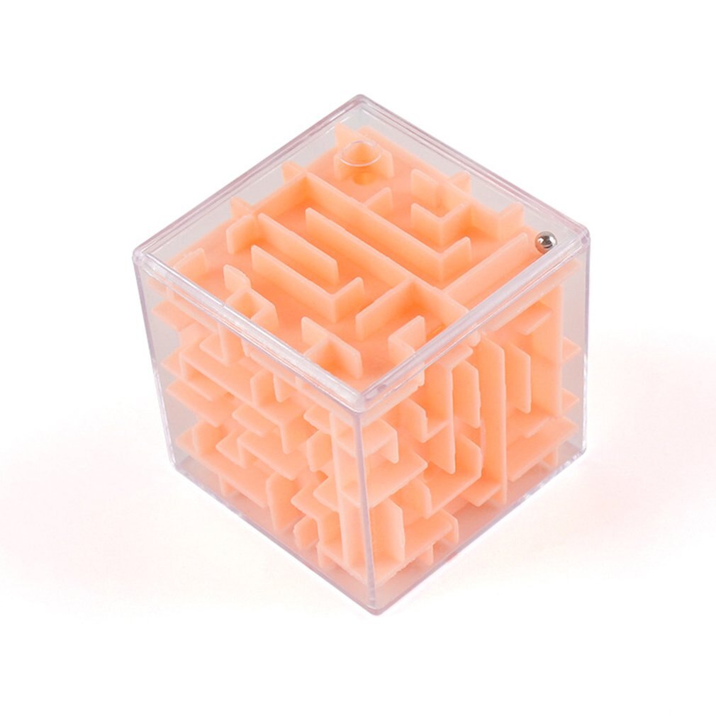 3D Maze Ball Rotation Cube Speed Puzzle Cube With Stickers Kids Brain Teaser Cubo Magico Toys