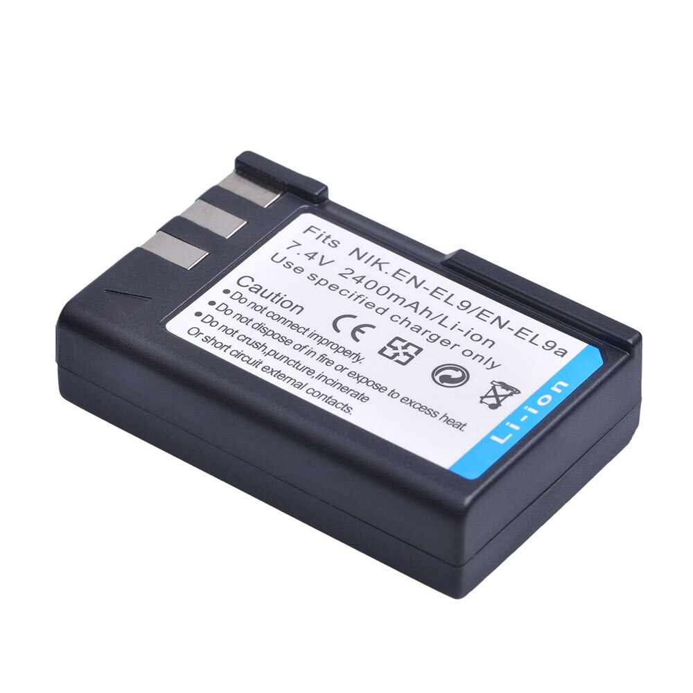 Batterie pour appareil photo numérique Nikon, 2400mAh, 1 pièce, pour modèles D40, D60, D40X, D5000, D3000