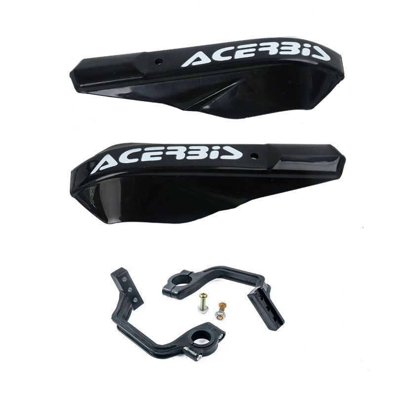 Para ktm honda yamaha suzuki pit bicicleta da universal motocicleta mão guardas lidar protetor handguard guiador pro: Preto