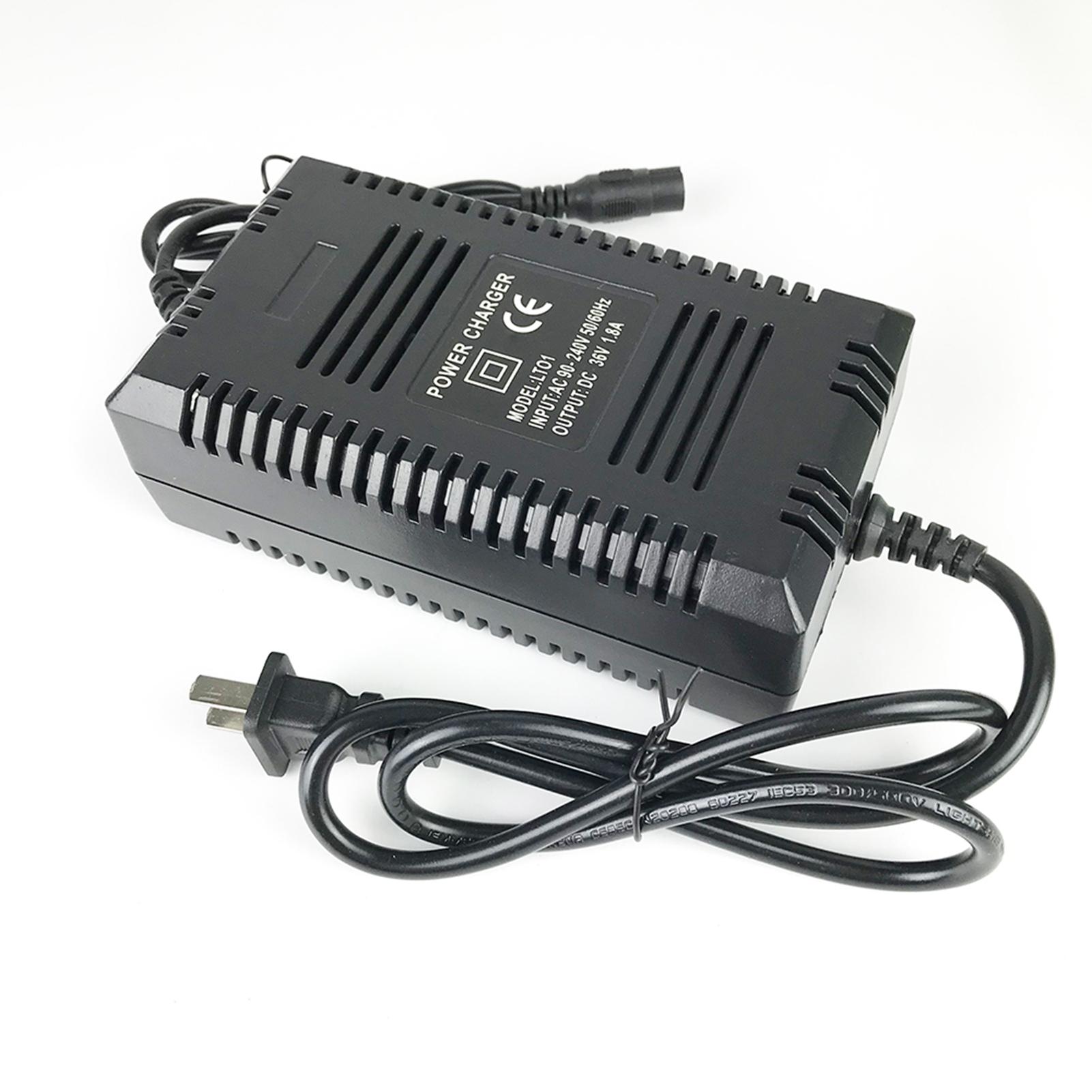 36V 1.8A Electric Scooter Bicycle Battery Charger Vehicle Accessory US Plug for Li-ion Battery pack charger