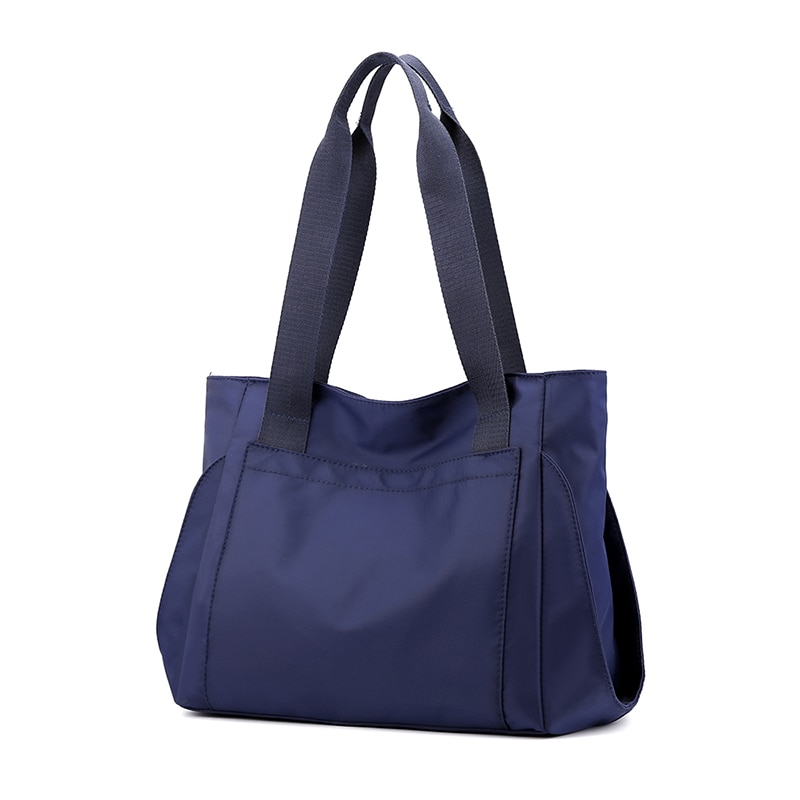 Bolsa de ombro feminina ao ar livre portátil bolsa de viagem feminina grande capacidade saco de senhoras tote de náilon sacola de compras bolsas