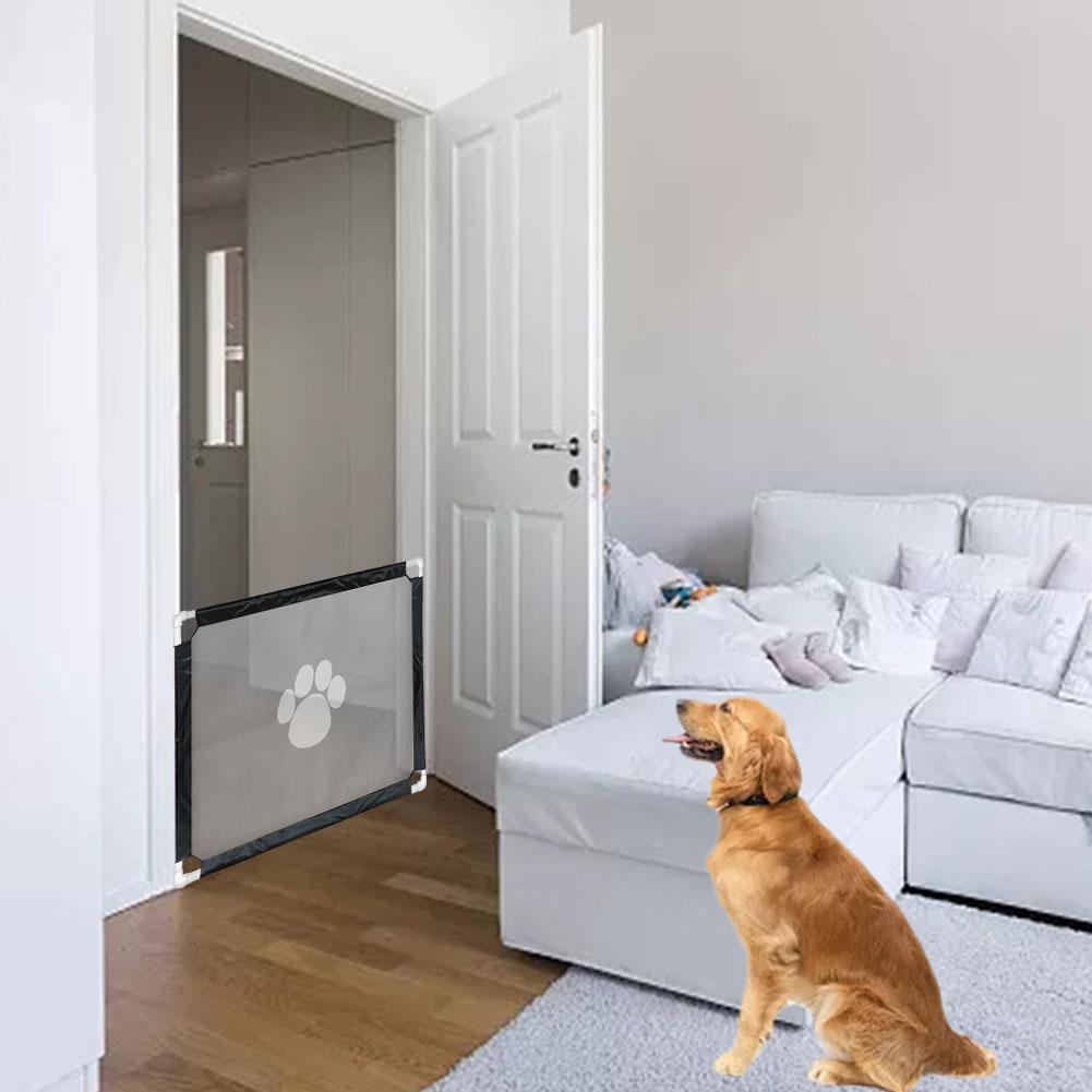 Baby Safety Gate Toddler Protection Fencing Door Guard Folding Mesh Pet Gate Portable Pet Fence For Doorways Stair