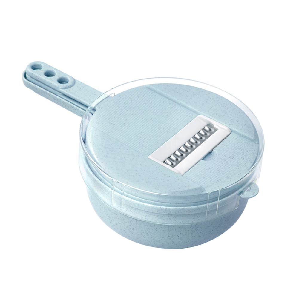Multifunction Wheat Straw Manual Vegetable Cutter Carrots Potato Slicer Shredders Egg Filter Kitchen Tools Pink Blue: Default Title