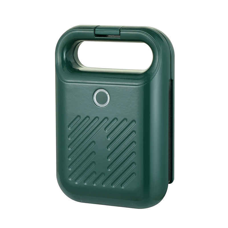 DMWD-Machine électrique multifonction Sanwich Maker, petit-déjeuner léger, poêle à omelette, gril à panini, grille-pain: Black