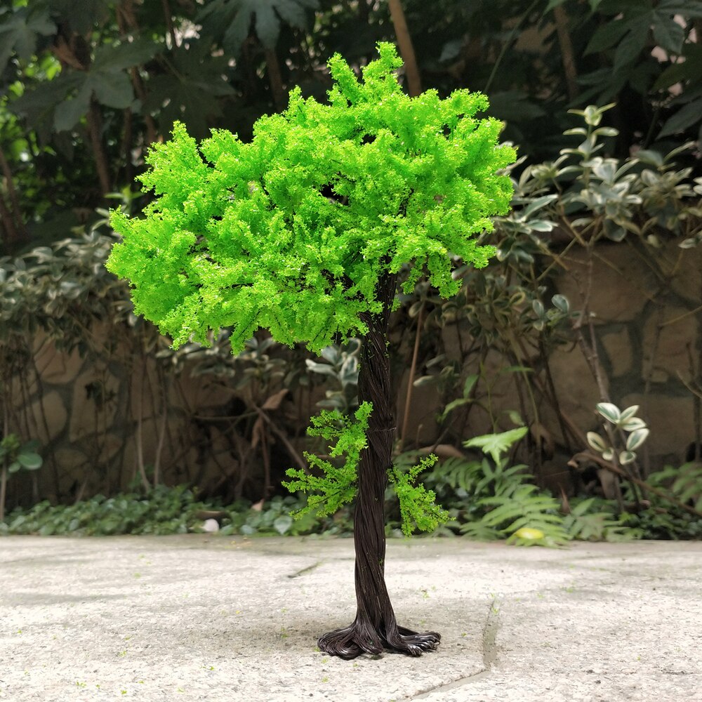 1 stücke 18cm/22cm modell baum locust baum gebäude sand tabelle modell handgemachte DIY hand mit modell micro view layout: 22cm 1pc