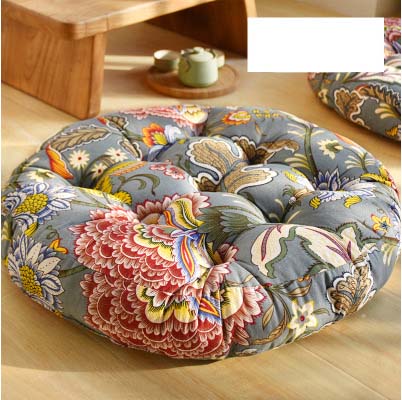 Round Thick Ground Futon Seat Cushion For Home Tatami Chair Mattress Pouf: E