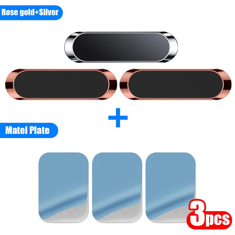 3 sztuk magnetyczny uchwyt samochodowy telefon automatyczny magnes góra telefon komórkowy stojak telefon GPS wsparcie dla iPhone Xiaomi Huawei Samsung: 06