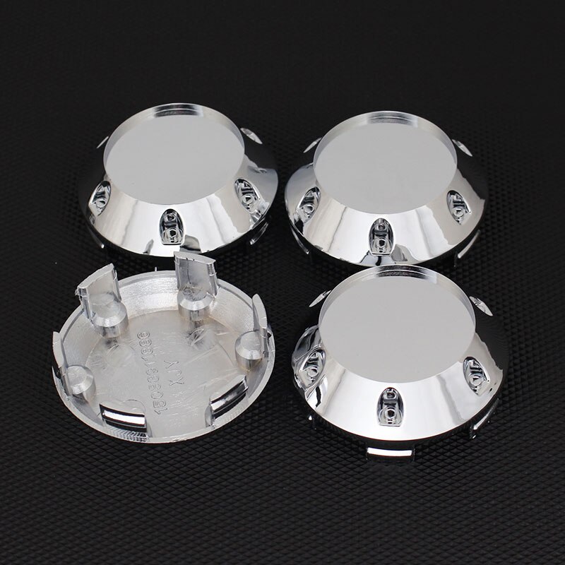 4pcs Outer Diameter 59MM No Sticker Wheel Center Hub Caps Fit For 56MM Inner Diameter Blank Wheel Rim Center Caps Auto Replaceme