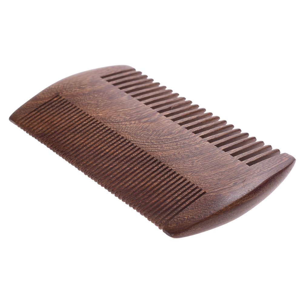Handmade Sandalwood Pocket Anti-Static Wood Comb Beard Mustache Hair Brush Combs Hair Styling Accessories
